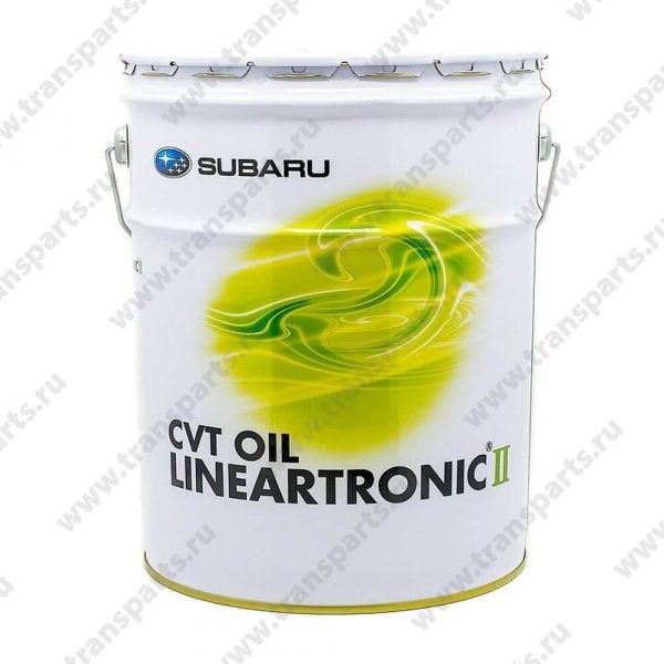 Масло трансмиссионное Subaru CVT Oil Lineartronic II (20.0л) - Артикул ...